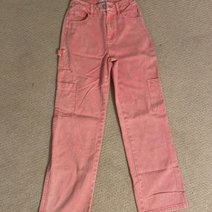 light pink carpenter jeans. size 24 (0/2)